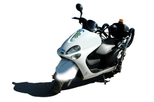 Moto per la raccolta delle deiezioni canine Moto per la raccolta delle deiezioni canine
